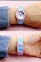 10 Atm Waterproof Blue Pink Girl's Wristwatch - 4