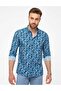 Blue Slim Fit Men's Shirt