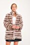 Chincilla Rexx Long Fur Jacket (latte) - 2