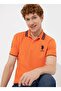 Polo Neck Orange Men's T-shirt Gsd01ıy022 - 3