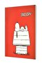 غطاء Snopy Pp 18.5x26 40 ورقة دفتر ملاحظات مبطن - 4