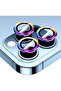 Iphone 13 Pro Max & 13 Pro Compatible Aluminum Frame 3D Camera Lens Protector - Colorful [Set of 3]