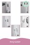 Window Lock 1 Piece Dark Brown Door and Window Safety Apparatus Safety Product Lock - 5