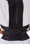 Upright Standing Corset Black Color Humpback Blocker Back Corset