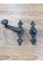 D37 Antique Oxide Brass Shutter-Chest-Cabinet-Door-Door-Lid Latch Tırka - 8
