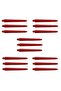 5 Set (15 PCS) 48mm Nylon Darts Shaft-shaft Red
