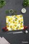 Yellow Lemons |   Glass Cutting Board - Glass Cutting Board |   29 cm X 34 cm