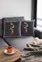 43x43cm Birded Woven Premium Thai Feather Fabric Double Sided Throw Pillow Pillowcase Krl211 - 3