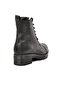 670 Black Zippered Genuine Leather Women's Boots - 4