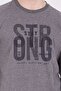Strong Gray Men's Long Sleeve Pajama Set