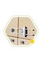Rail Cabinet Lock Child Baby Safety Safety Lock New Generation 5 Pieces Rail Drawer Cabinet Lock - 3
