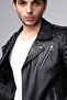 Men's Genuine Leather Sports Coat - 6