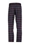 Navy Blue-Red Plaid Regular Fit Woven Unisex Pajama Bottoms Sweatpants Tmnaw23Pj00014 - 6