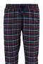 Navy Blue-Red Plaid Regular Fit Woven Unisex Pajama Bottoms Sweatpants Tmnaw23Pj00014 - 8