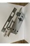 Lacquered Door Lock Bedroom Door Interior Lock Sturdy Spring Mechanism Metal Long Life Silver Rnk - 3