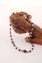Girl Student Success Necklace Aventurine Pink Quartz Obsidian Lapis Howlite Jade Amethyst Agate - 3