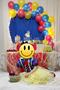 Pack of 12 Metallic Pearlescent 4 Yellow - 4 Red - 4 Dark Blue Balloons, Flying with Helium - 3