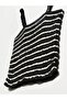 10198 Strappy Knitwear Undershirt-black-ecru - 3