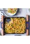 Cast Rectangular Rosto and Baking Tray Beech Serving Wood Cast Iron Solid Double Handle Size - 4