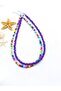 Elegant Sand Bead Necklace Set of 2 Style - 2