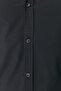 Black Men's Slim Fit Judge Collar Shirt Tmnaw23Go00017 - 4