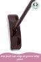 Window Lock 1 Piece Dark Brown Door and Window Safety Apparatus Safety Product Lock - 2