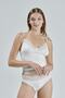 Women's Combed Cotton White Undershirt Panties Camisole Set Women's Underwear Set