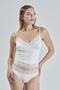 Women's Combed Cotton White Undershirt Panties Camisole Set Women's Underwear Set - 2