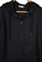 Unisex Hooded Zipper Pocket Thin Combed Cotton Basic School Sweatshirt Cardigan - 2