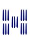 5 Set (15 PCS) 41mm Nylon Darts Shaft-shaftBlue