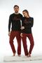 Women's Queen Plaid Pajama Set (CAN BE MADE AS COUPLE'S PAJAMAS) Valentine's Day Gift - 5