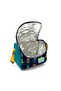 مجموعة حقائب مدرسية منقوشة من 3 قطع للأطفال على شكل روبوت + صندوق غداء + حامل أقلام - 3