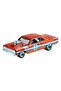 Hot Wheels Blue and Bright Cars 64 Chevy Chevelle Ss Grr36 Compatible - 2