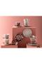 Blumig Porcelain 4 Pieces Coffee Cup Set for 2 Persons 80 Ml Claret Red - 3