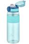 Comfortable Drinking (Without Straw) 600 ml Silicone Body Tritan Water Bottle Spindrift Blue 4108