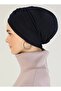 Women's Cross Three-Striped External Bonnet Ready Turban Navy Blue - 3