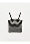10198 Strappy Knitwear Undershirt-black-ecru