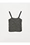 10198 Strappy Knitwear Undershirt-black-ecru - 2
