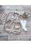 Farm Concept Birthday Costume with Sheep Figure 1st Year Old Shooting Outfit