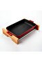 Cast Rectangular Rosto and Baking Tray Beech Serving Wood Cast Iron Solid Double Handle Size - 2