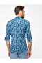 Blue Slim Fit Men's Shirt - 3