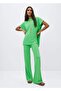 Flared Leg Loose Trousers - 5