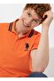 Polo Neck Orange Men's T-shirt Gsd01ıy022 - 2