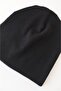 Ribbed Black Beret - 4