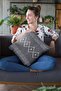 43x43cm Thai Feather Premium Stain Resistant Fabric Double Sided Moroccan Throw Pillow Pillow Case Krl193 - 4