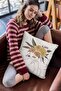 43x43cm Premium Thai Feather Stain Resistant Fabric Abstract Double Sided Throw Pillow Pillow Case Krl341 - 4