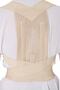 Upright Standing Corset Beige Color Humpback Blocker Back Corset