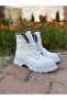 Belinda White Women's Boots with Fur Inside