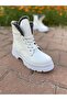 Belinda White Women's Boots with Fur Inside - 3