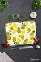 Yellow Lemons |   Glass Cutting Board - Glass Cutting Board |   30cm X 40cm